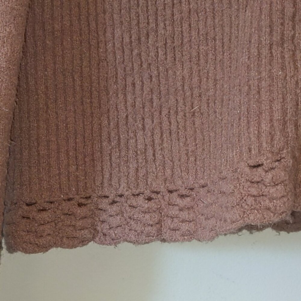 Anthropologie Sleeping on Snow zip front sweater - Picture 4 of 5